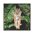 Picture of Tiger in the Jungle _GroupedProduct_Square_Canvas_Framed_