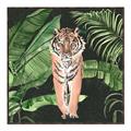Picture of Tiger in the Jungle _GroupedProduct_Square_Canvas_Framed_
