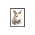 Picture of Sweet Floral Bunny I _GroupedProduct_Rectangle_Portrait_Canvas_Framed_