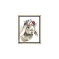 Picture of Sweet Floral Bunny _GroupedProduct_Rectangle_Portrait_Canvas_Framed_