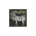 Picture of Zebra In The Jungle _GroupedProduct_Square_Canvas_Framed_