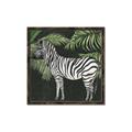 Picture of Zebra In The Jungle _GroupedProduct_Square_Canvas_Framed_