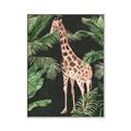 Picture of Giraffe In The Jungle _GroupedProduct_Rectangle_Portrait_Canvas_Framed_
