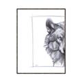 Picture of Half Face _GroupedProduct_Rectangle_Portrait_Canvas_Framed_