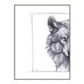 Picture of Half Face _GroupedProduct_Rectangle_Portrait_Canvas_Framed_