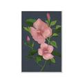 Picture of Pink Tropical Flower _GroupedProduct_Rectangle_Portrait_Canvas_Framed_