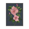 Picture of Pink Tropical Flower _GroupedProduct_Rectangle_Portrait_Canvas_Framed_