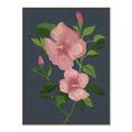 Picture of Pink Tropical Flower _GroupedProduct_Rectangle_Portrait_Canvas_Framed_