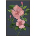 Picture of Pink Tropical Flower _GroupedProduct_Rectangle_Portrait_Canvas_Framed_
