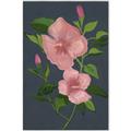 Picture of Pink Tropical Flower _GroupedProduct_Rectangle_Portrait_Canvas_Framed_