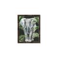 Picture of Elephant In The Forest _GroupedProduct_Rectangle_Portrait_Canvas_Framed_