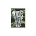 Picture of Elephant In The Forest _GroupedProduct_Rectangle_Portrait_Canvas_Framed_