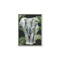 Picture of Elephant In The Forest _GroupedProduct_Rectangle_Portrait_Canvas_Framed_