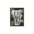 Picture of Elephant In The Forest _GroupedProduct_Rectangle_Portrait_Canvas_Framed_