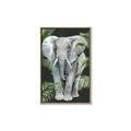 Picture of Elephant In The Forest _GroupedProduct_Rectangle_Portrait_Canvas_Framed_