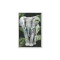 Picture of Elephant In The Forest _GroupedProduct_Rectangle_Portrait_Canvas_Framed_