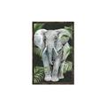 Picture of Elephant In The Forest _GroupedProduct_Rectangle_Portrait_Canvas_Framed_
