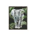 Picture of Elephant In The Forest _GroupedProduct_Rectangle_Portrait_Canvas_Framed_