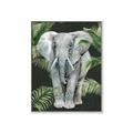 Picture of Elephant In The Forest _GroupedProduct_Rectangle_Portrait_Canvas_Framed_