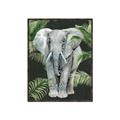 Picture of Elephant In The Forest _GroupedProduct_Rectangle_Portrait_Canvas_Framed_