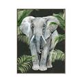 Picture of Elephant In The Forest _GroupedProduct_Rectangle_Portrait_Canvas_Framed_