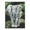 Picture of Elephant In The Forest _GroupedProduct_Rectangle_Portrait_Canvas_Framed_