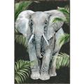Picture of Elephant In The Forest _GroupedProduct_Rectangle_Portrait_Canvas_Framed_