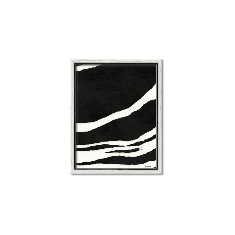 Picture of With Back & White  Lines _GroupedProduct_Rectangle_Portrait_Canvas_Framed_