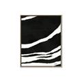 Picture of With Back & White  Lines _GroupedProduct_Rectangle_Portrait_Canvas_Framed_