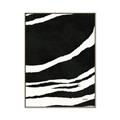 Picture of With Back & White  Lines _GroupedProduct_Rectangle_Portrait_Canvas_Framed_