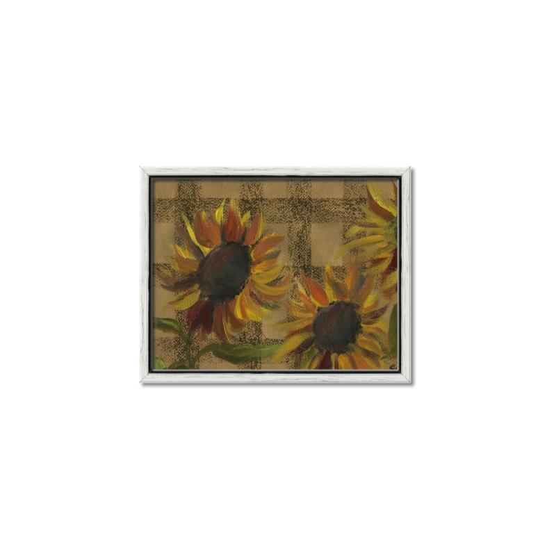 Picture of Sunflower In The Evening I _GroupedProduct_Rectangle_Landscape_Canvas_Framed_