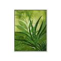 Picture of Fresh Palm Leaves I _GroupedProduct_Rectangle_Portrait_Canvas_Framed_