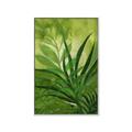 Picture of Fresh Palm Leaves I _GroupedProduct_Rectangle_Portrait_Canvas_Framed_