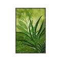 Picture of Fresh Palm Leaves I _GroupedProduct_Rectangle_Portrait_Canvas_Framed_