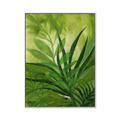 Picture of Fresh Palm Leaves I _GroupedProduct_Rectangle_Portrait_Canvas_Framed_