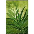 Picture of Fresh Palm Leaves I _GroupedProduct_Rectangle_Portrait_Canvas_Framed_