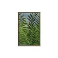 Picture of Fresh Palm Leaves II _GroupedProduct_Rectangle_Portrait_Canvas_Framed_