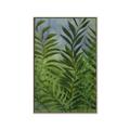 Picture of Fresh Palm Leaves II _GroupedProduct_Rectangle_Portrait_Canvas_Framed_