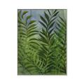 Picture of Fresh Palm Leaves II _GroupedProduct_Rectangle_Portrait_Canvas_Framed_