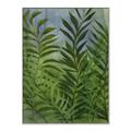 Picture of Fresh Palm Leaves II _GroupedProduct_Rectangle_Portrait_Canvas_Framed_