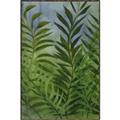 Picture of Fresh Palm Leaves II _GroupedProduct_Rectangle_Portrait_Canvas_Framed_