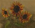 Picture of Sunflower In The Evening II _GroupedProduct_Rectangle_Landscape_Unframed_Print_Only_