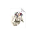 Picture of Sweet Floral Bunny _GroupedProduct_Rectangle_Portrait_Unframed_Print_Only_