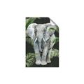 Picture of Elephant In The Forest _GroupedProduct_Rectangle_Portrait_Unframed_Print_Only_