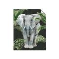 Picture of Elephant In The Forest _GroupedProduct_Rectangle_Portrait_Unframed_Print_Only_