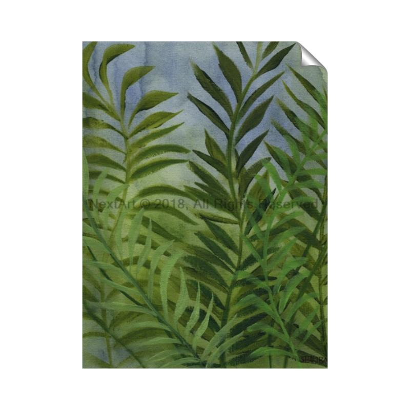 Picture of Fresh Palm Leaves II _GroupedProduct_Rectangle_Portrait_Unframed_Print_Only_