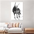Picture of Black Cariboo _GroupedProduct_Rectangle_Portrait_Unframed_Print_Only_