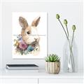 Picture of Sweet Floral Bunny I _GroupedProduct_Rectangle_Portrait_Unframed_Print_Only_
