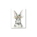 Picture of Floral Bunny _GroupedProduct_Rectangle_Portrait_Canvas_
