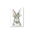 Picture of Floral Bunny _GroupedProduct_Rectangle_Portrait_Canvas_
